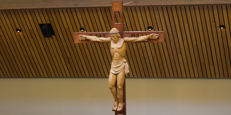 The Crucifix in the Chapel of Christ the Teacher