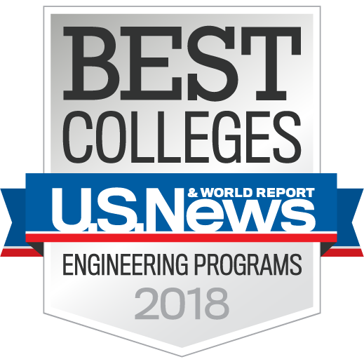 US News and World Report best engineering programs badge