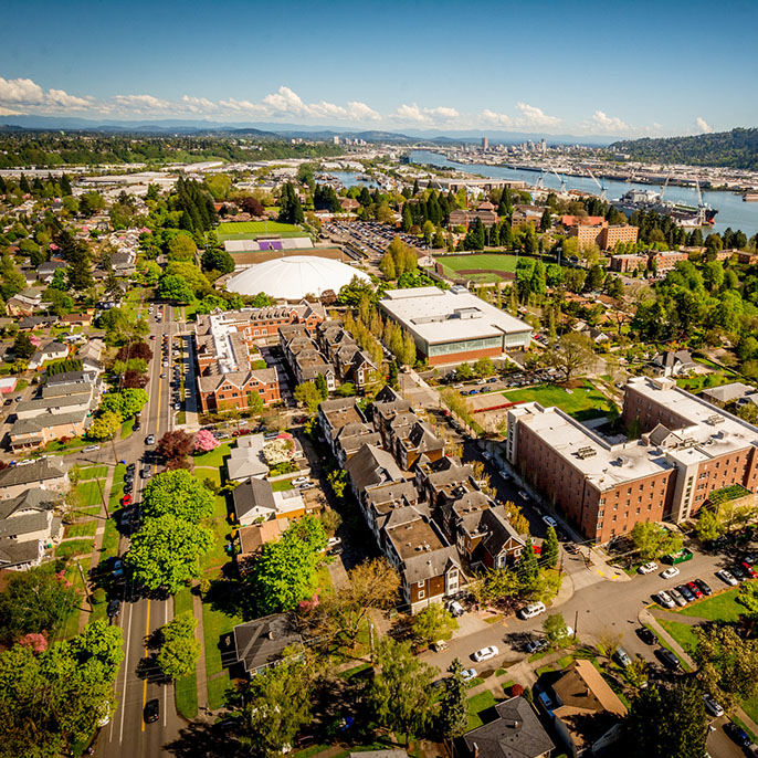 photo of campus from above