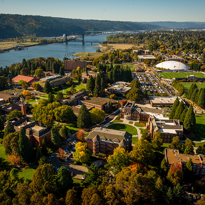campus aerial view