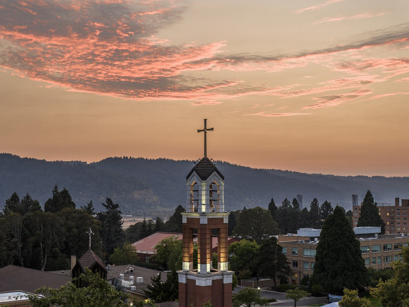 Bell Tower at Sunset