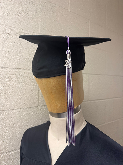 Plain Date with Purple & White Tassel - $7