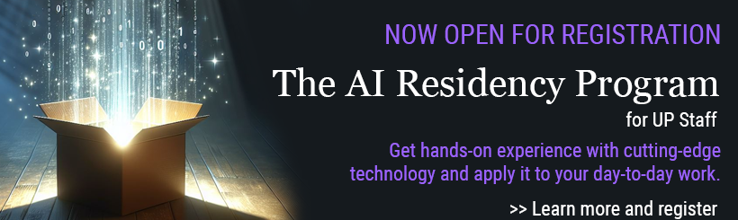 The AI Residency Program for staff.  Click here for more information.