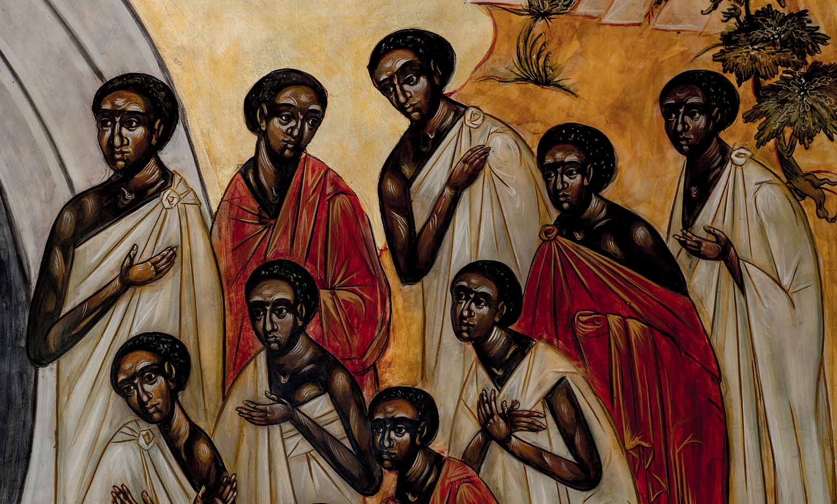 Ugandan Martyrs artwork.