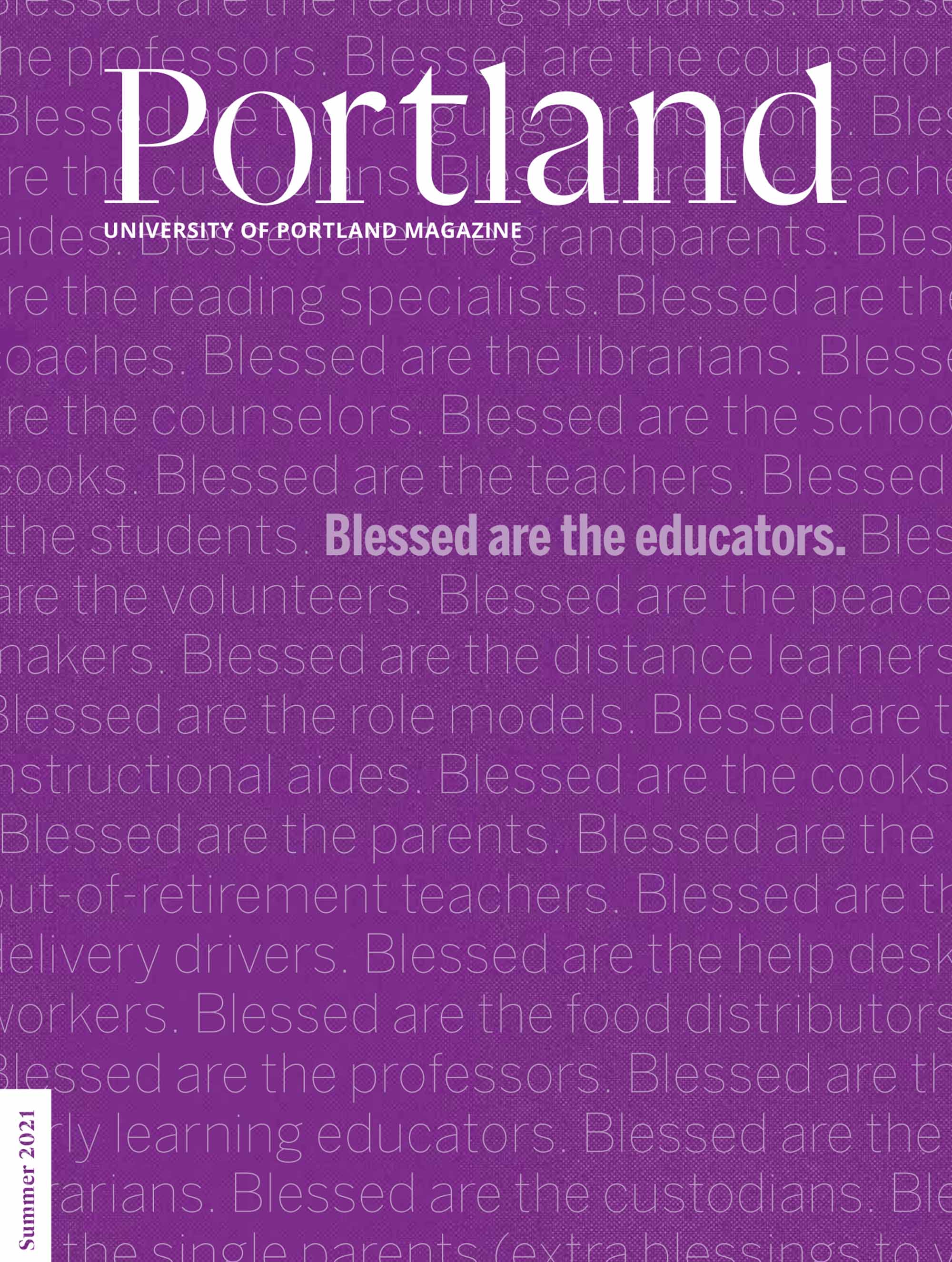 Blessed are the educators.