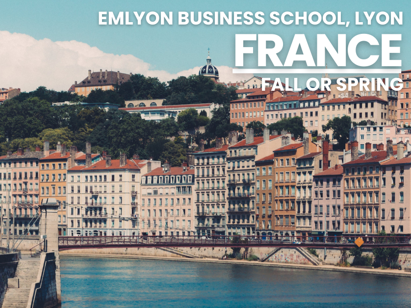 emlyon with program name in corner