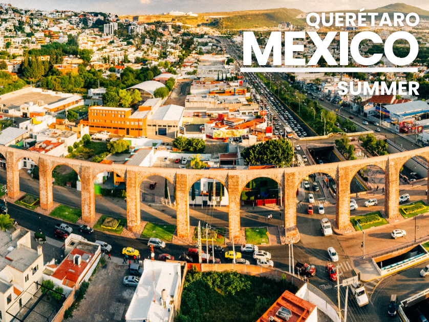 Querétaro with program name in the corner