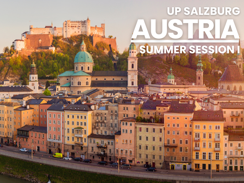 salzburg in sunset